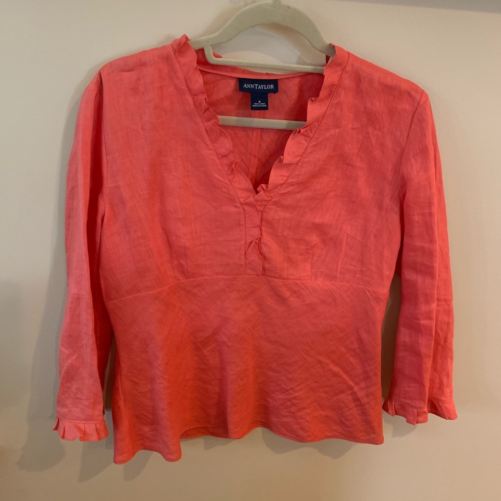 Ann Taylor linen top.